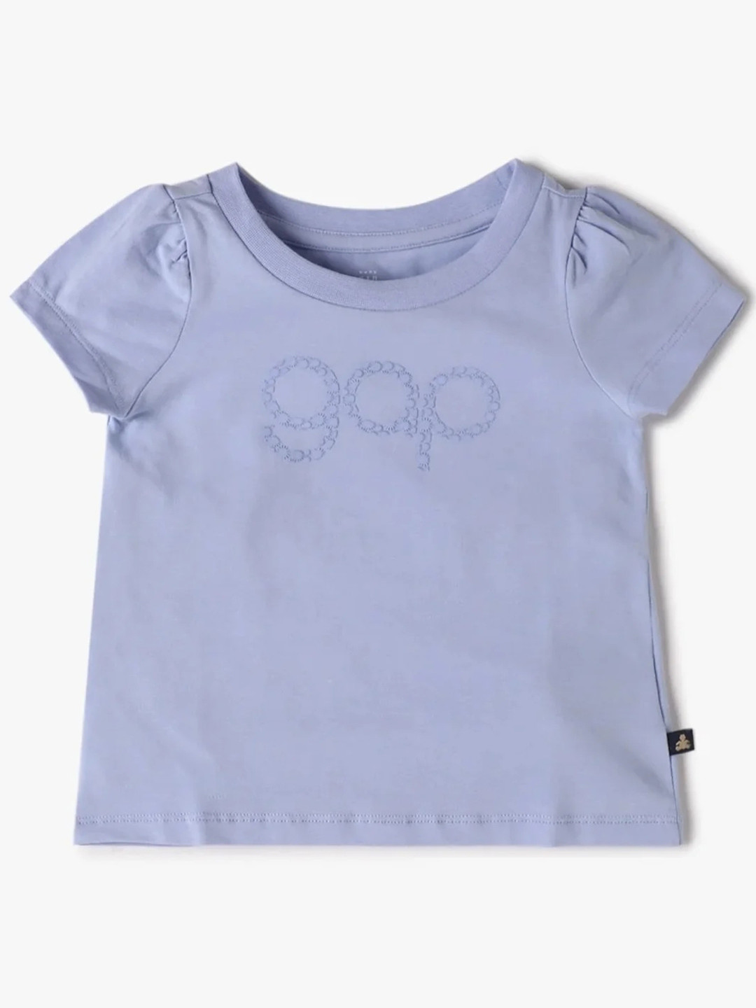 GAP Girls Brand Logo Printed Round Neck T-shirt