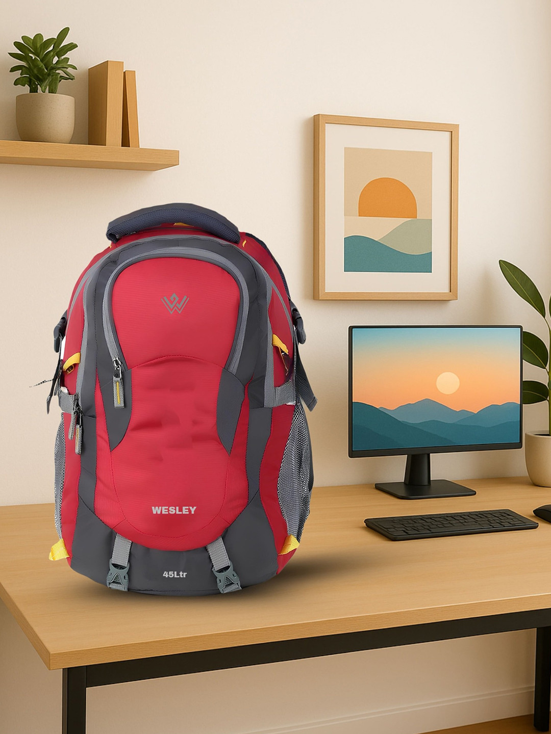 Wesley Spartan Unisex Colourblocked cBackpack