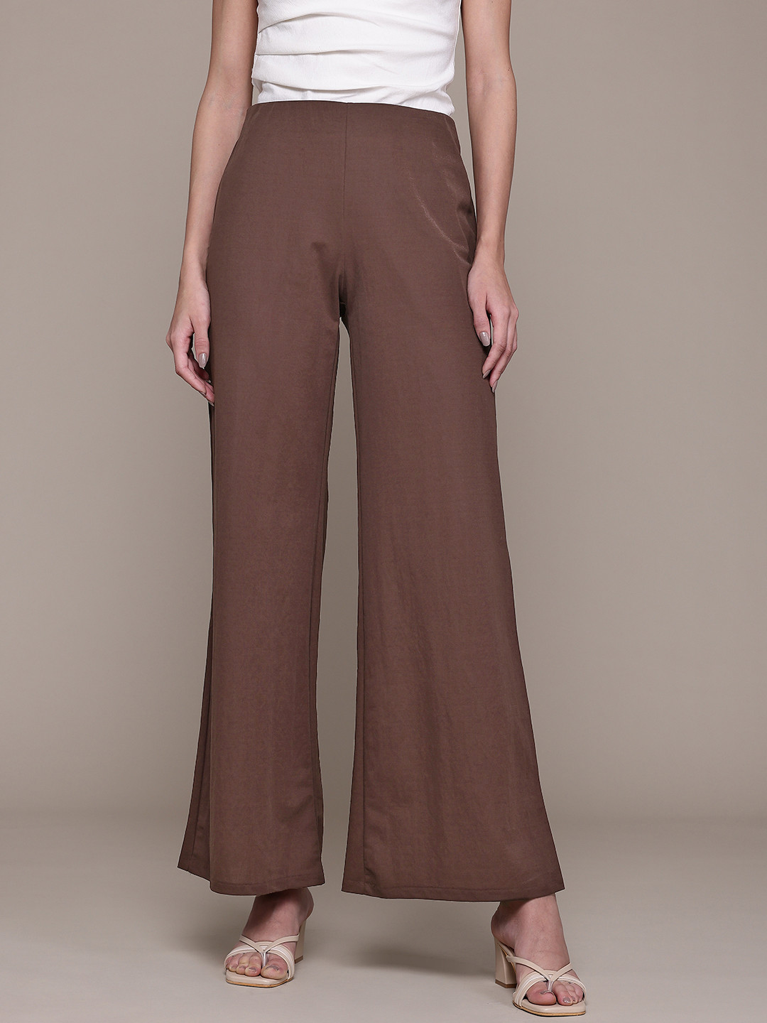 MANGO Women Straight Fit Trousers
