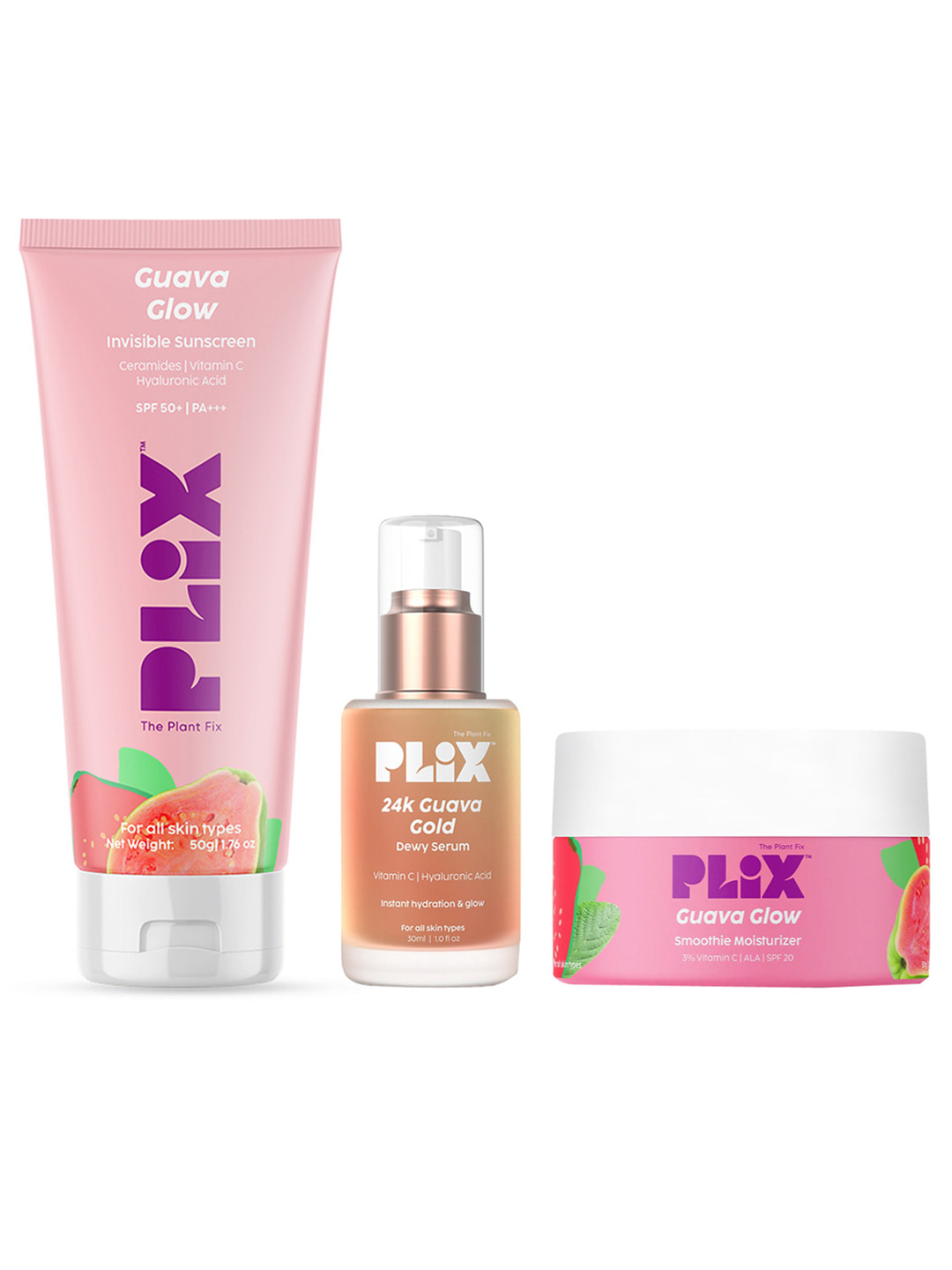 PLIX THE PLANT FIX Guava Glow Skincare Combo
