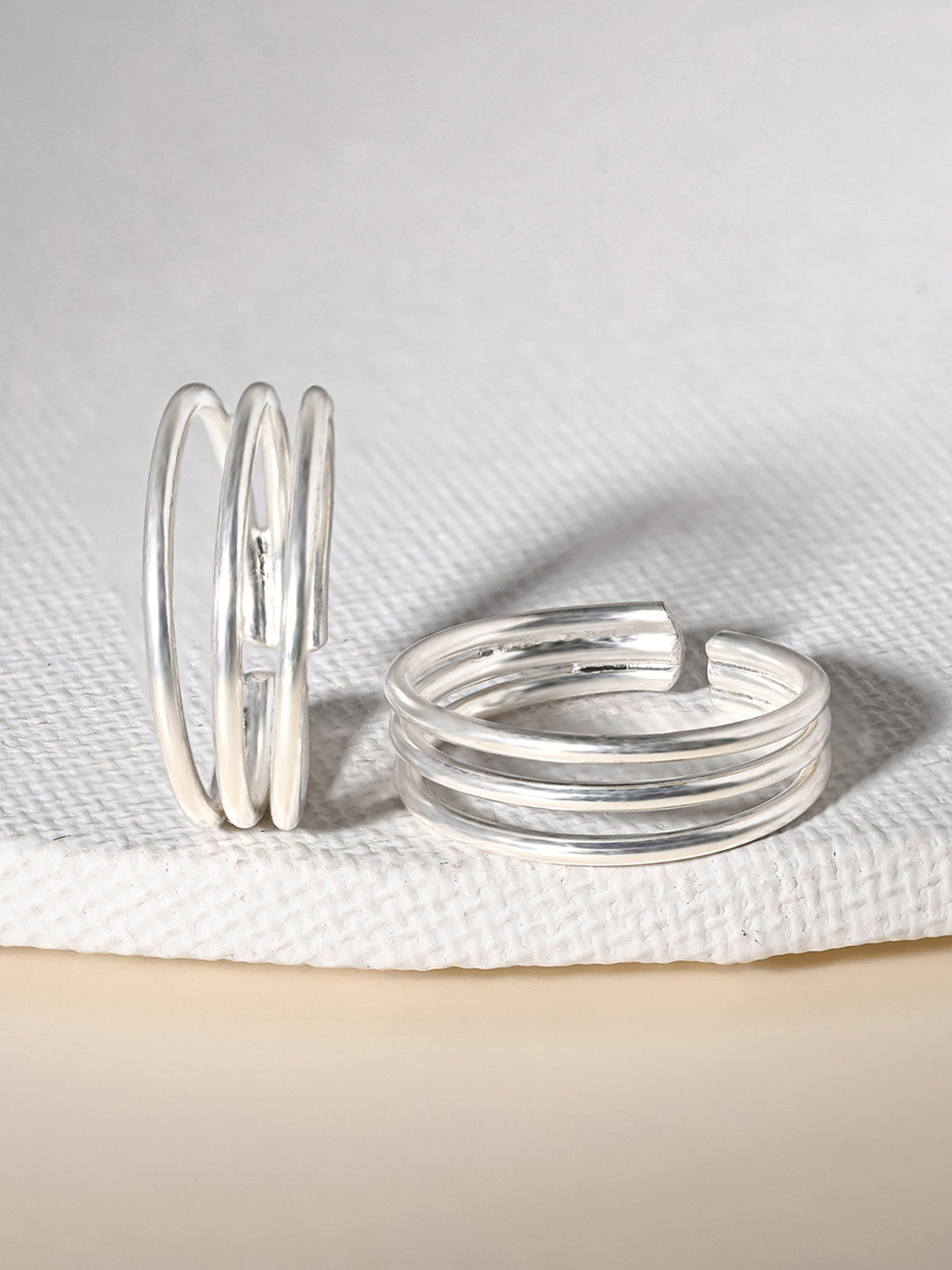 TOUCH925 925 Silver Toe Rings