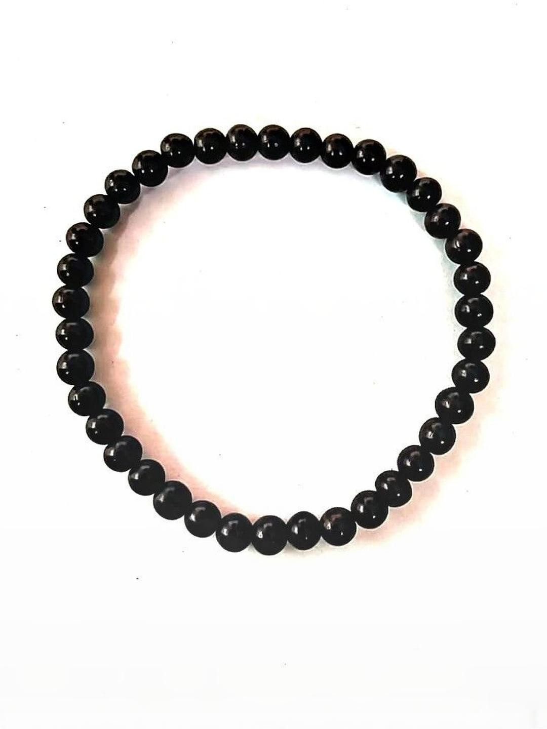 Divine souvenirs Unisex Artificial Beaded Elasticated Wooden Bracelet