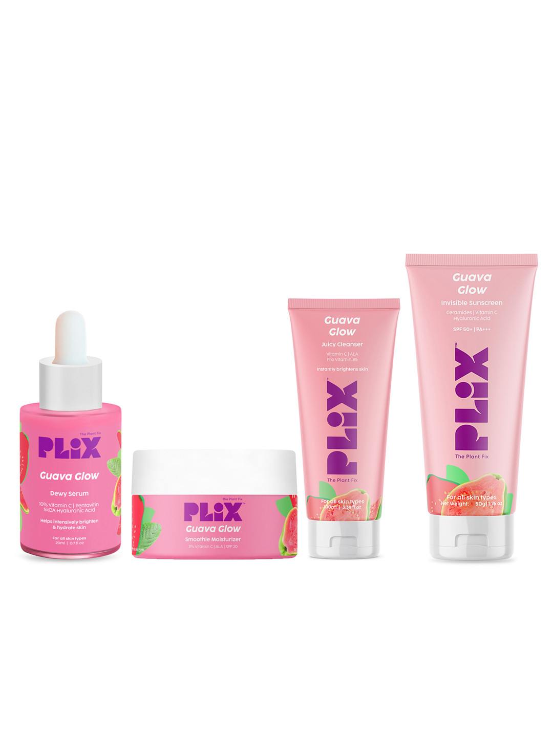PLIX THE PLANT FIX Guava Glow Skincare Combo