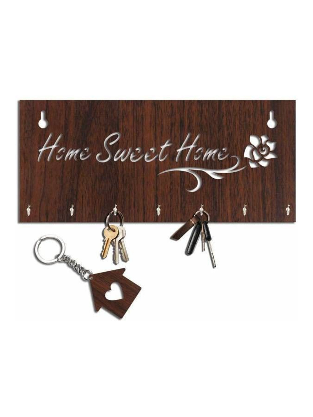 Arpita Crafts Home Sweet Home Wooden Key Holder