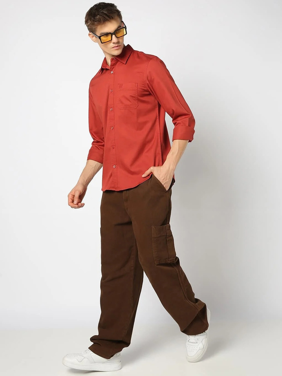 GAP Pure Cotton Slim Fit Over-Dyed Twill Shirt