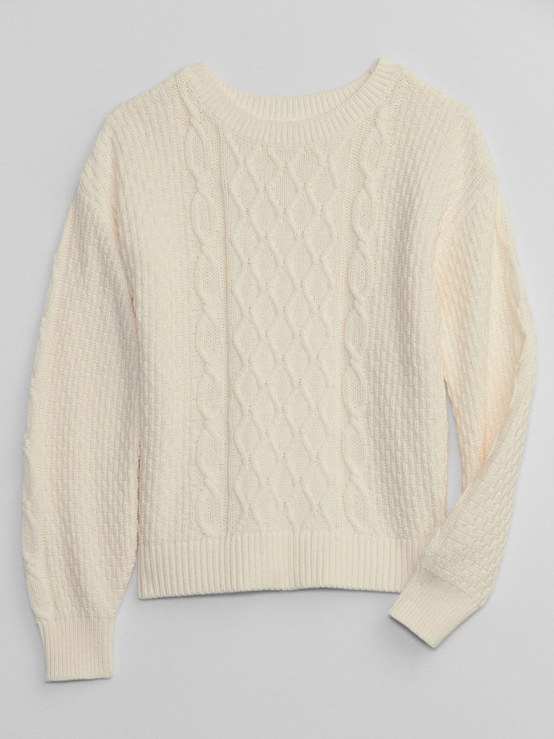 GAP Girls Cable-Knit Pure Cotton Sweater