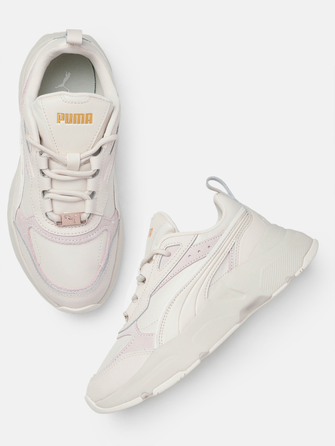 Puma Women Cassia Lux Leather Sneakers