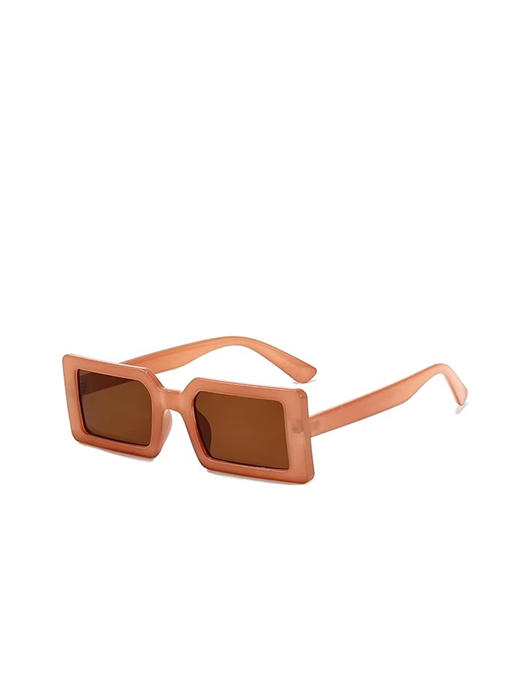 AUGEN Unisex UV Protected Rectangle Sunglasses VI-SG-129-Brown2