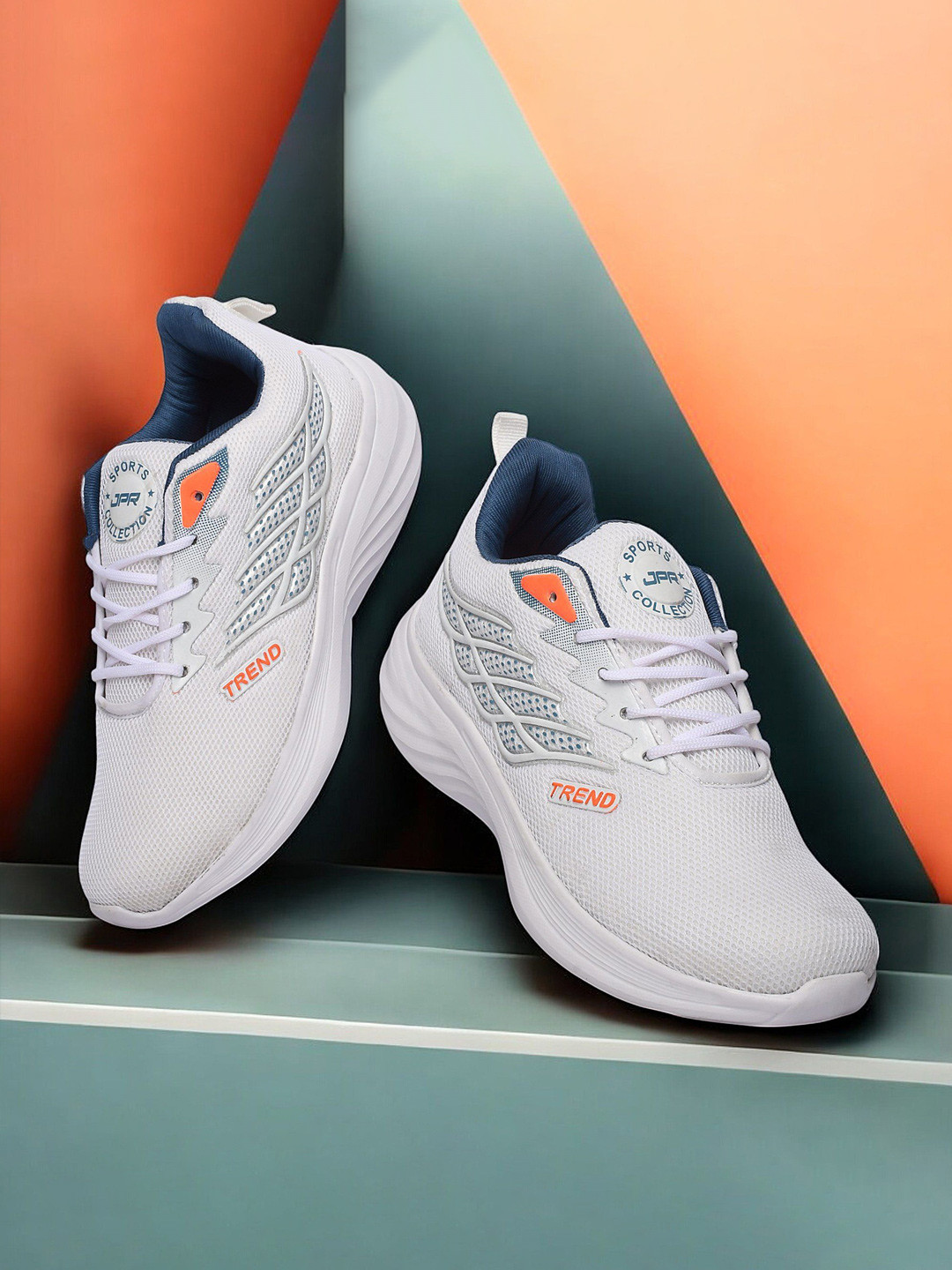 FEEL TIME Men Lace-Ups High-Top Running Non-Marking Shoes