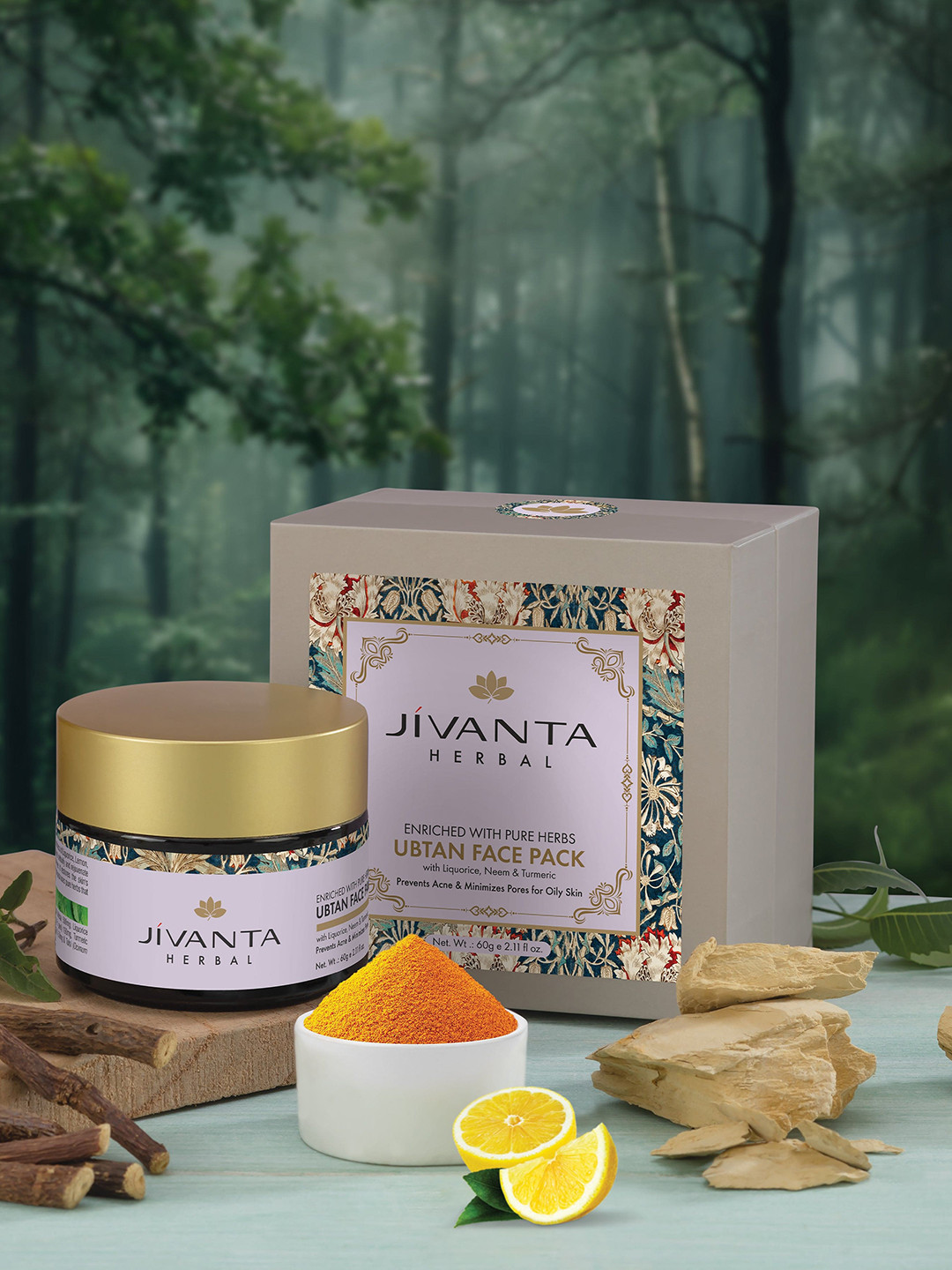 Jivanta Herbal Ubtan Face Pack- 60 g