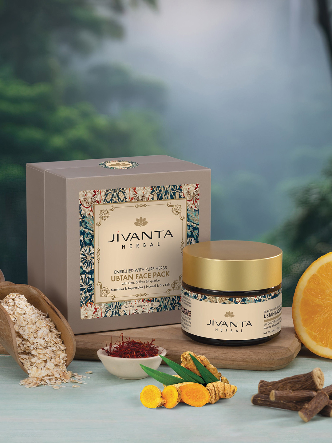 Jivanta Herbal Ubtan Face Pack - 60 g