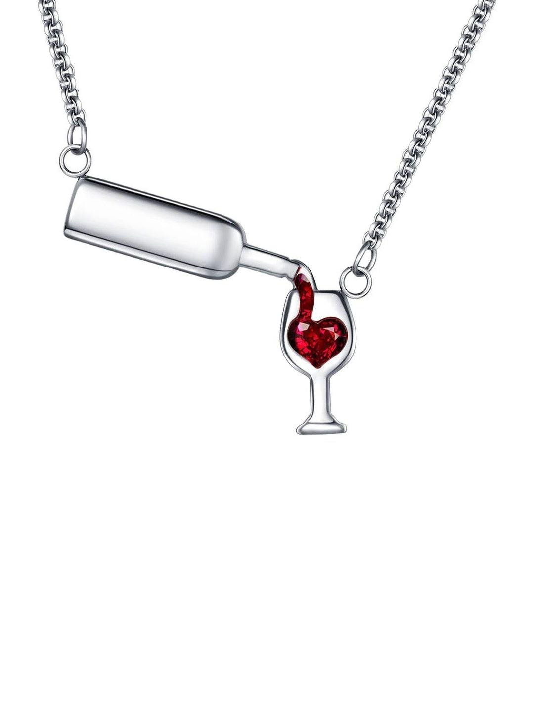 Moneekar Jewels Cubic Zirconia Studded Necklace & Chain