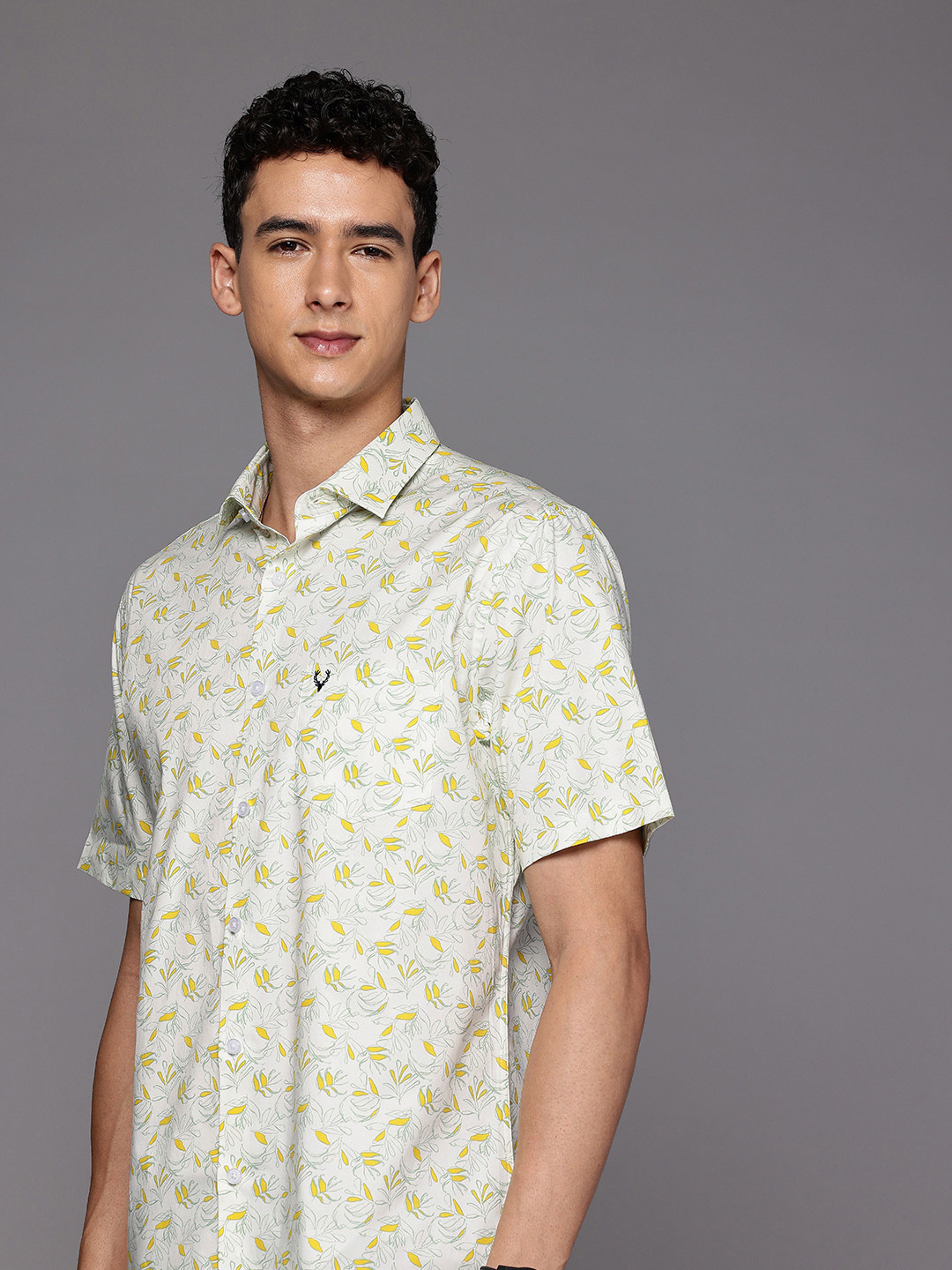 Allen Solly Tropical Printed Sport Fit Casual Shirt