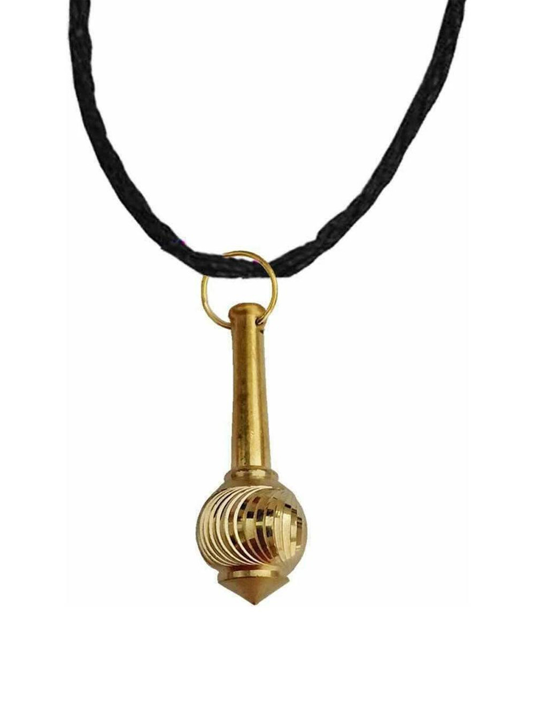 VANISHREE WORLD Gold-Plated Hanuman Gadha Pendant with Chain