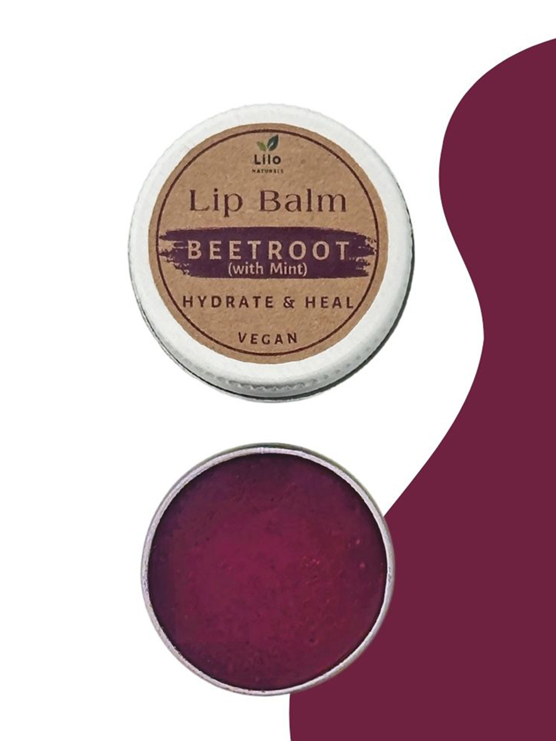 Lilo Naturals Beetroot Lip Balm- 10 ml