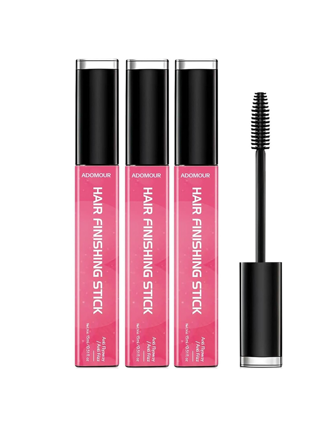 ADOMOUR Set Of 3 Anti Flyaway Hair Stick- 15 ml Each