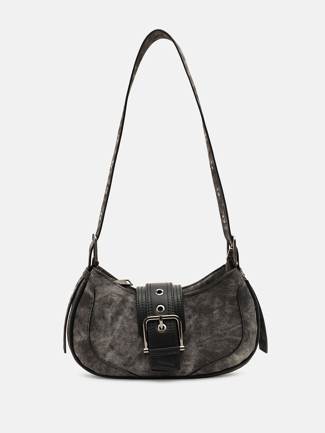 Kazo Maeve Half Moon Shoulder Bag With Buckle Detail