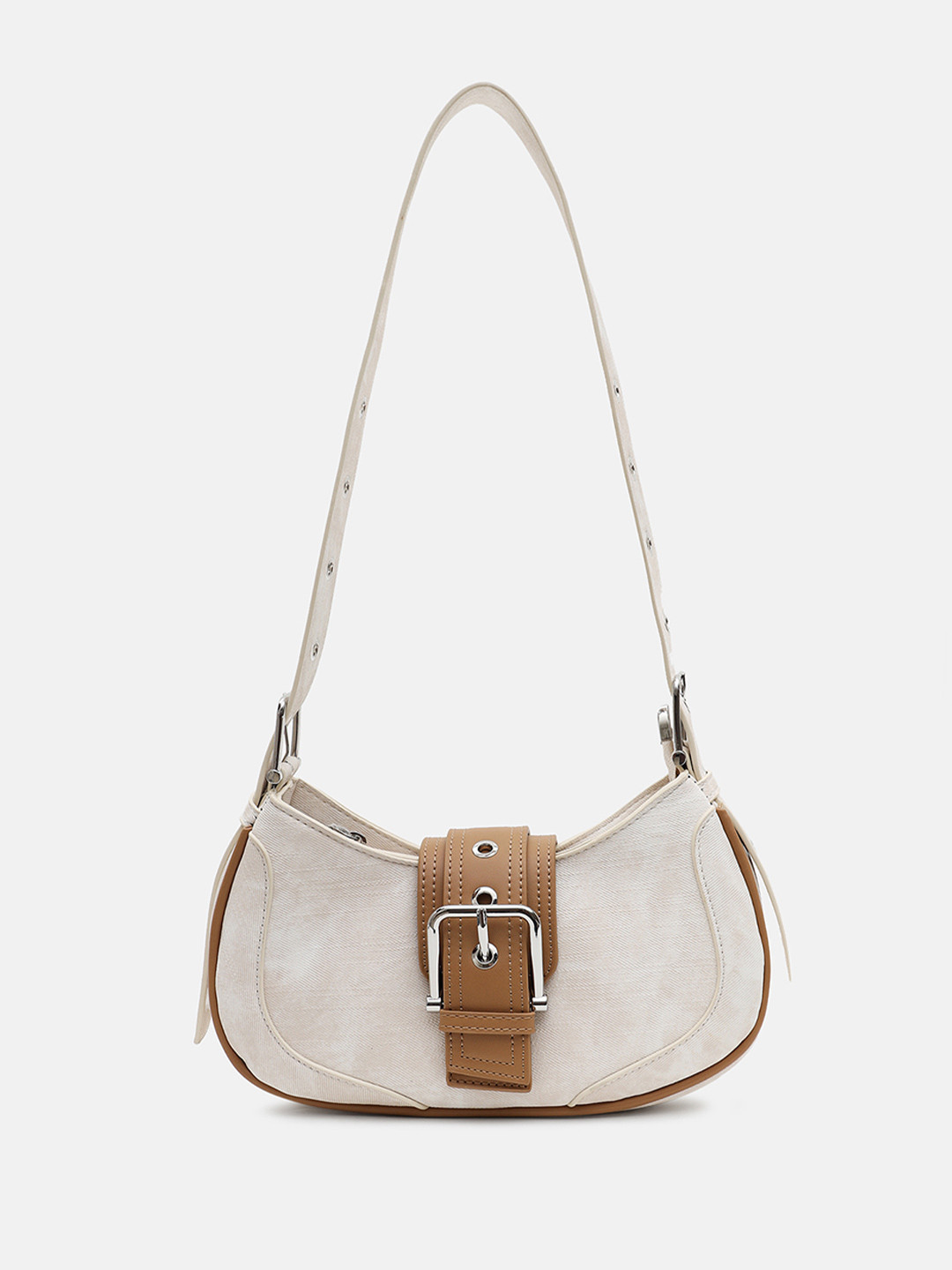 Kazo Maeve Structured Shoulder Bag With Buckle Detail