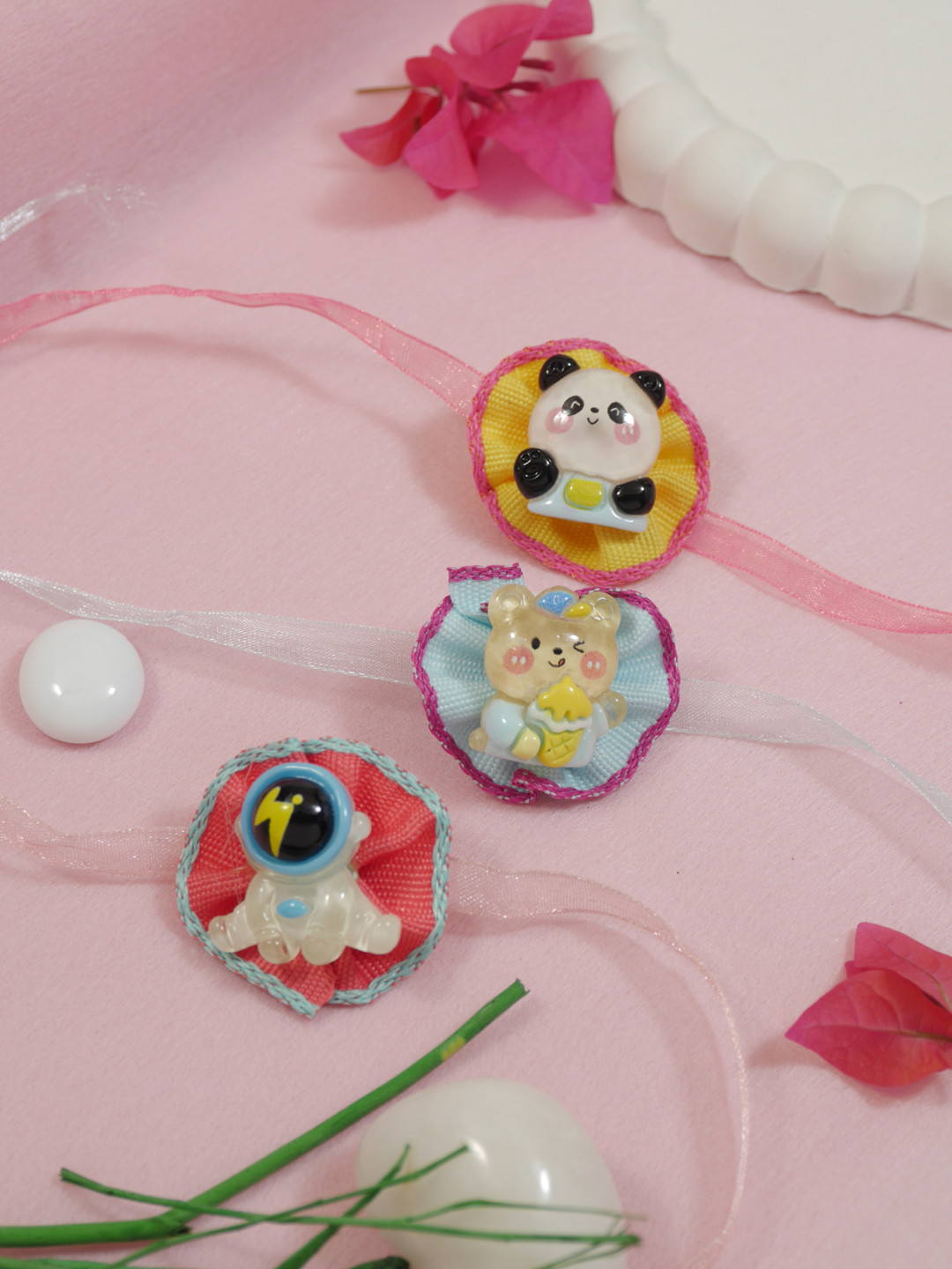 I Jewels Kids Boys Set Of 3 Xartoon Thread Rakhis For Brother