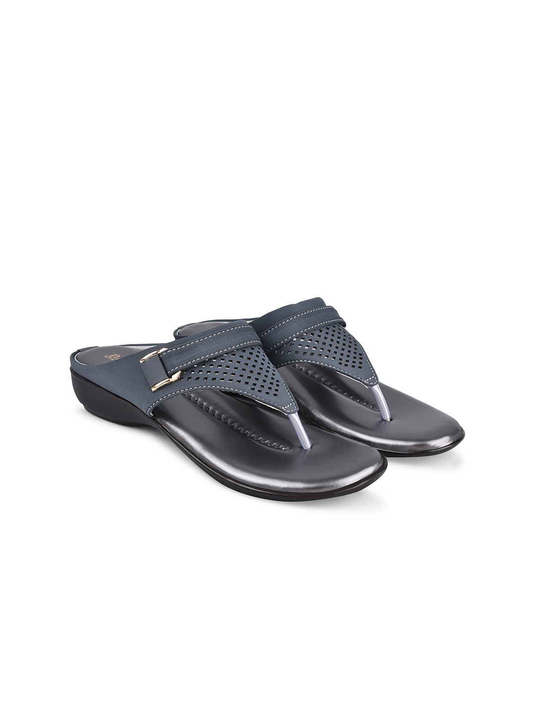 Dollphin Grey Wedge Heels