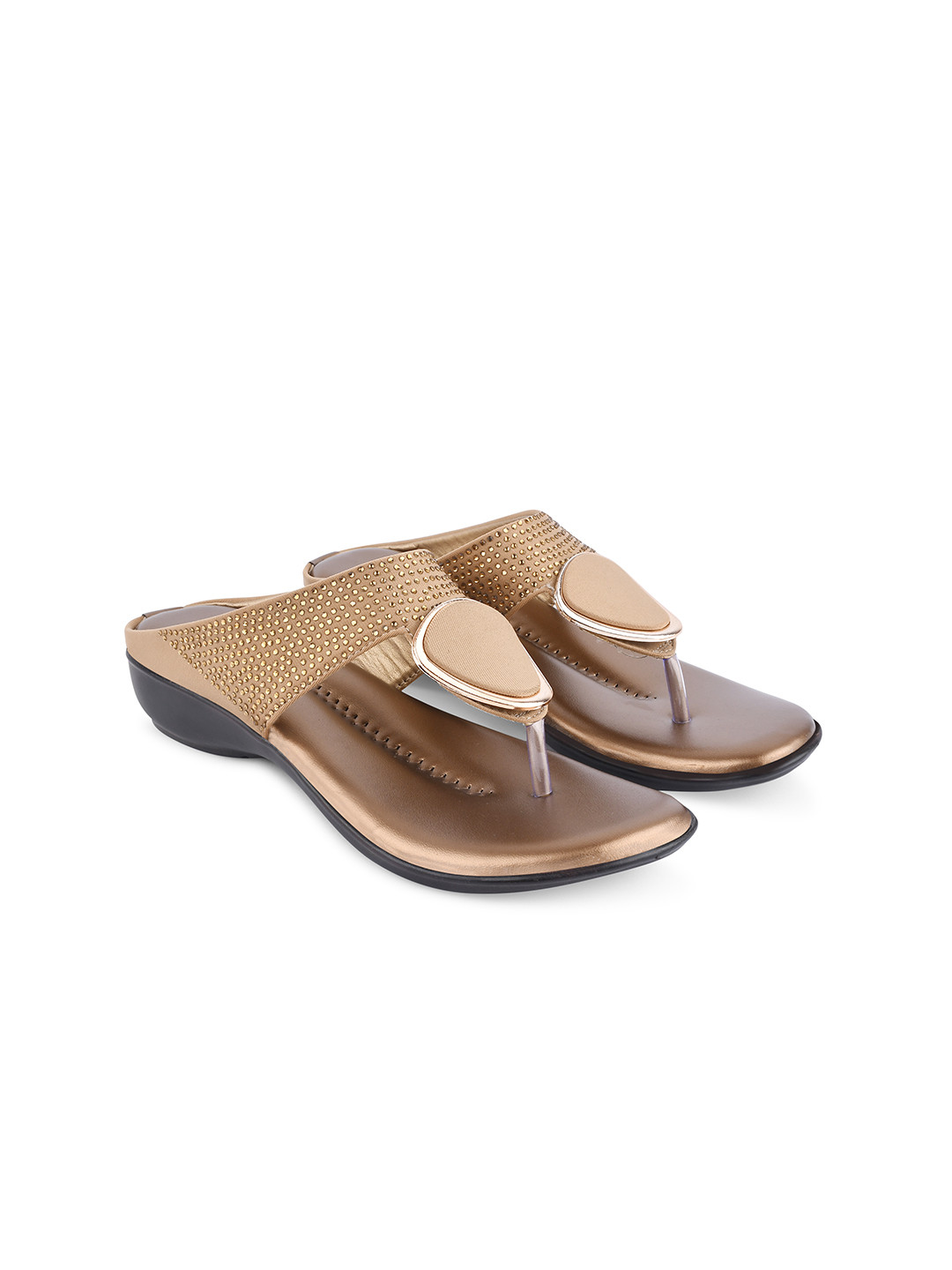 Dollphin Embellished Wedge Heels