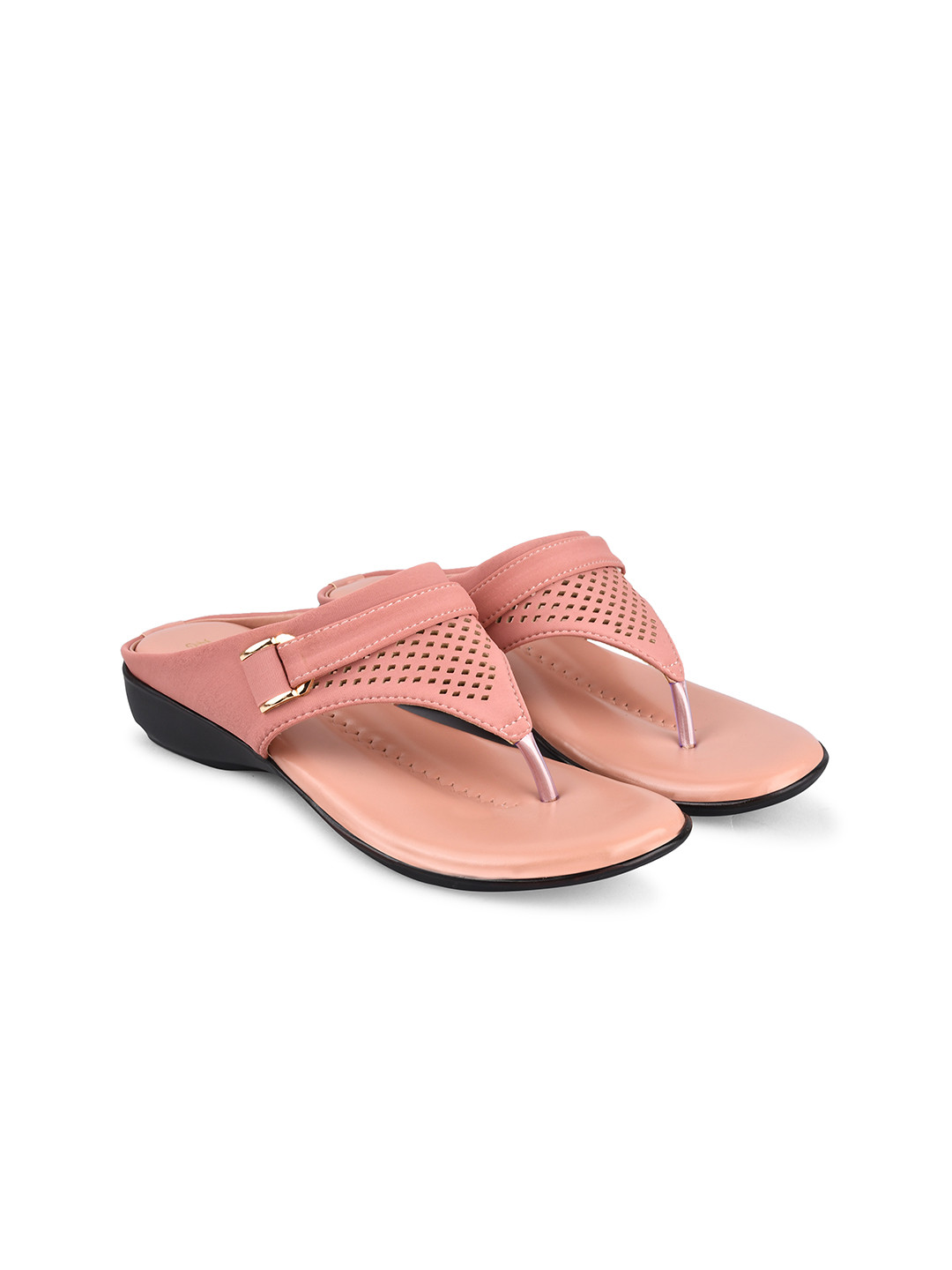 Dollphin Pink Wedge Heels