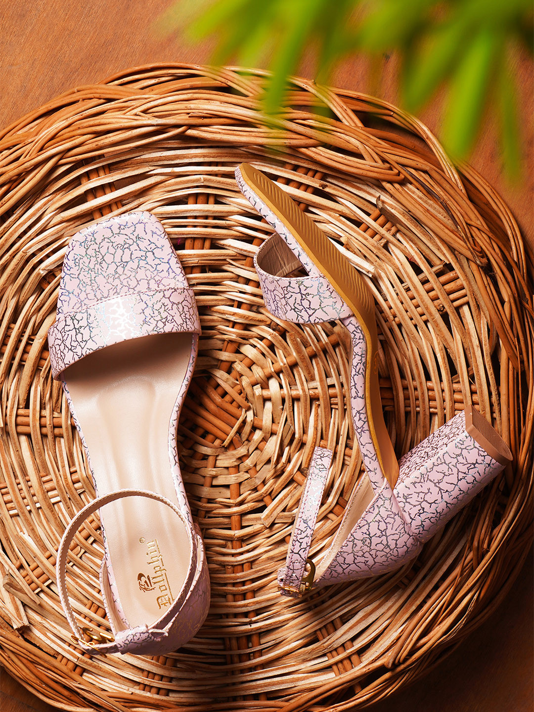 Dollphin Women Peach Block Heels