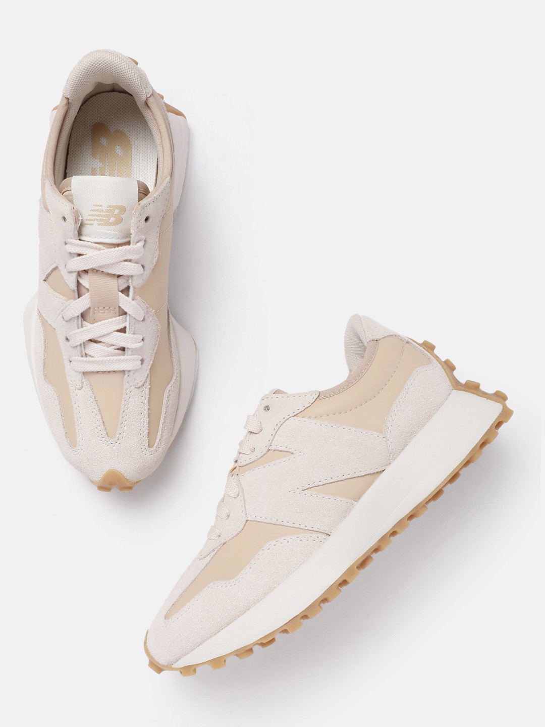 New Balance Women Woven Design 327 Sneakers