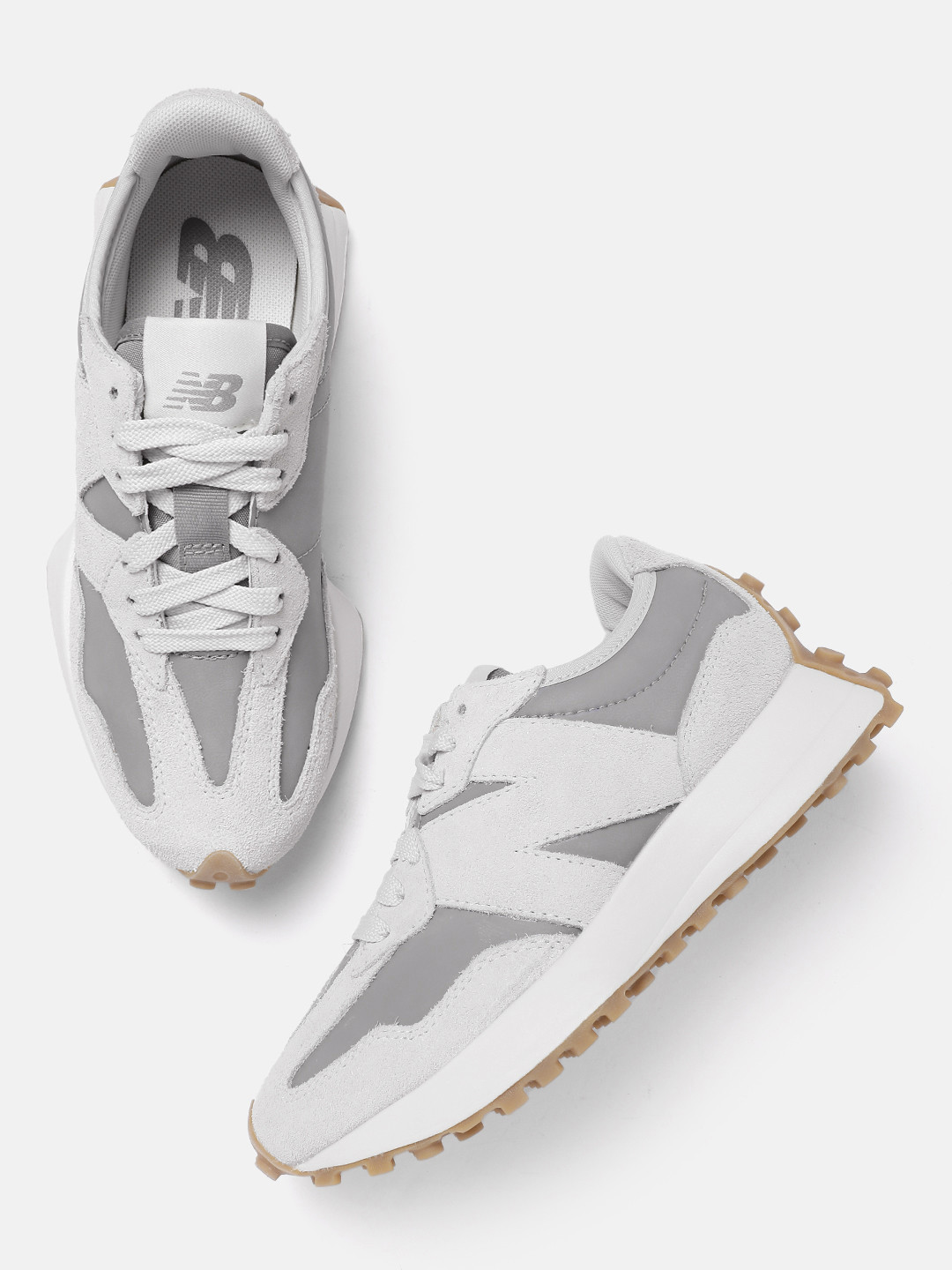 New Balance Women Woven Design 327 Sneakers