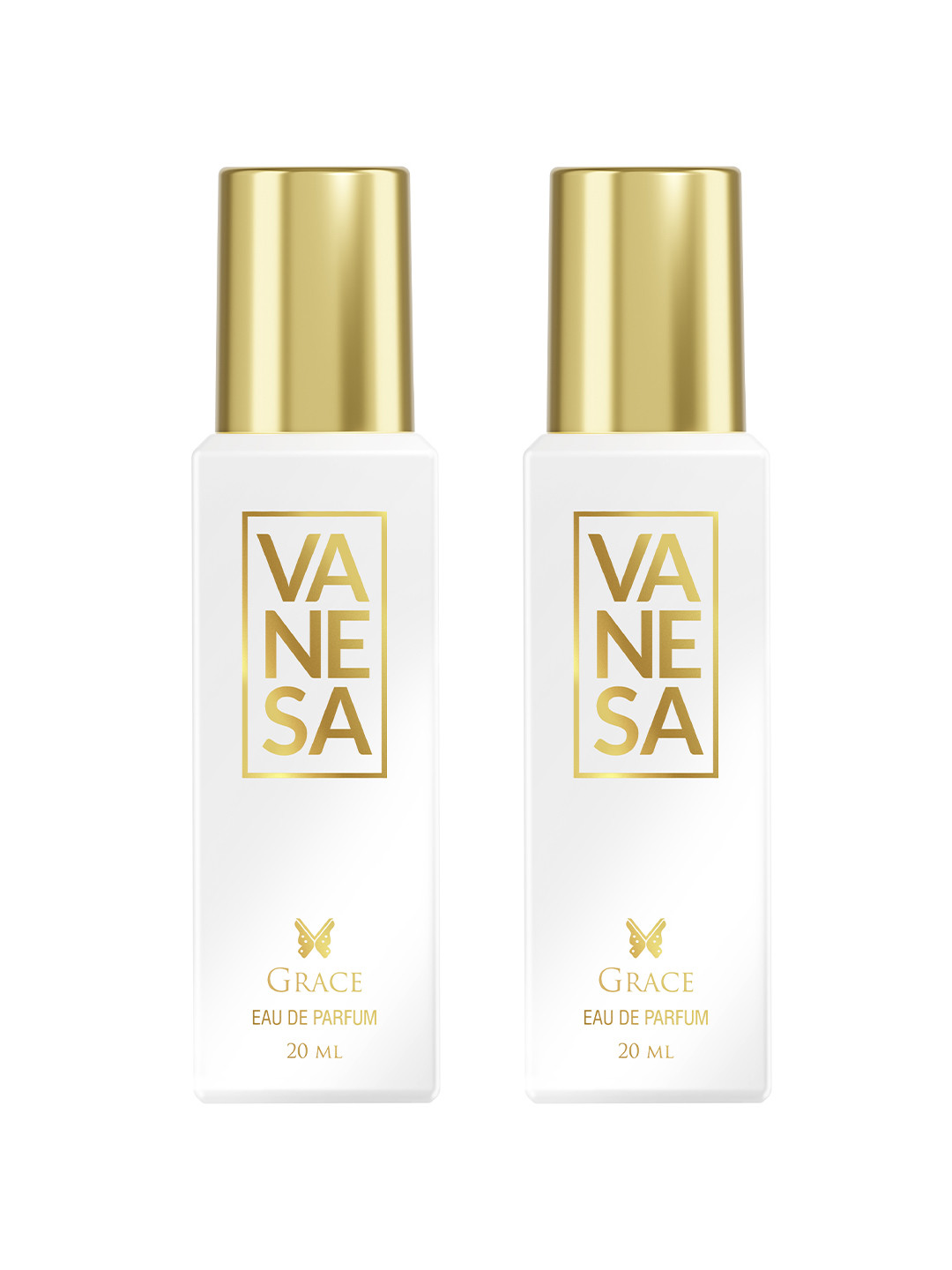 Vanesa Women Pack Of 2 Grace Long Lasting Eau De Parfum - 20ml Each