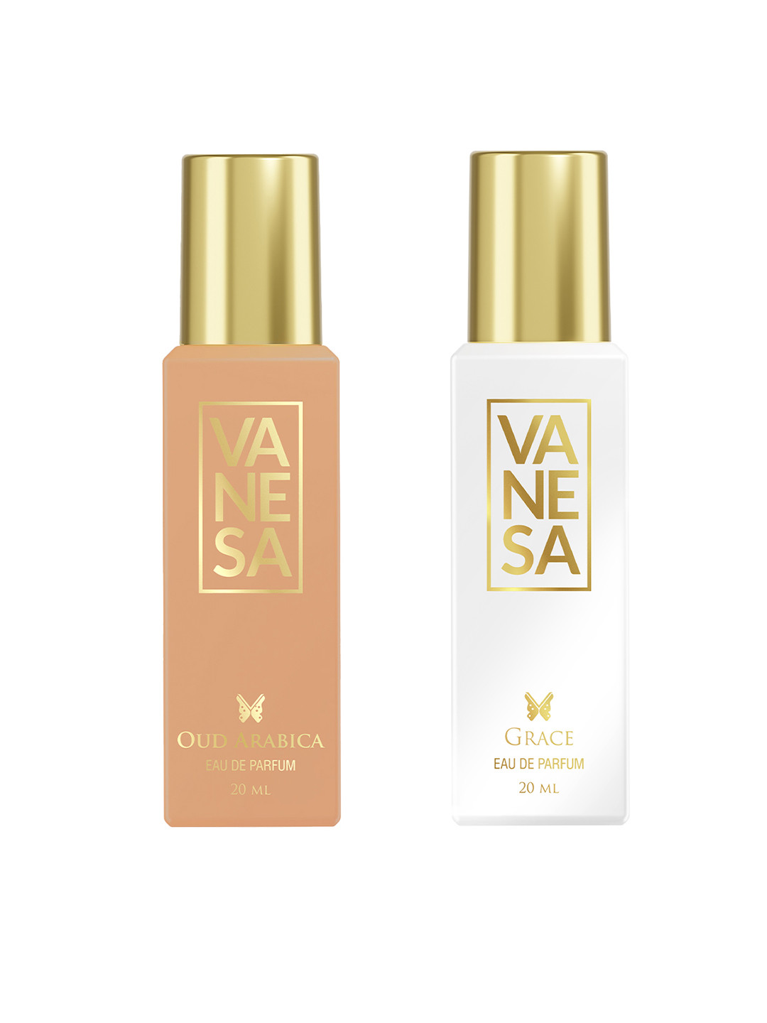 Vanesa Women Set Of 2 Grace & Oud Arabica Long Lasting EDP - 20ml Each