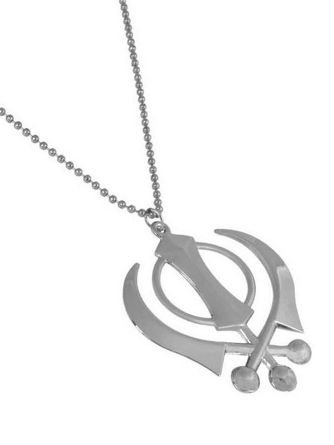 RAVIOUR LIFESTYLE Adult Silver Pleated Pendant