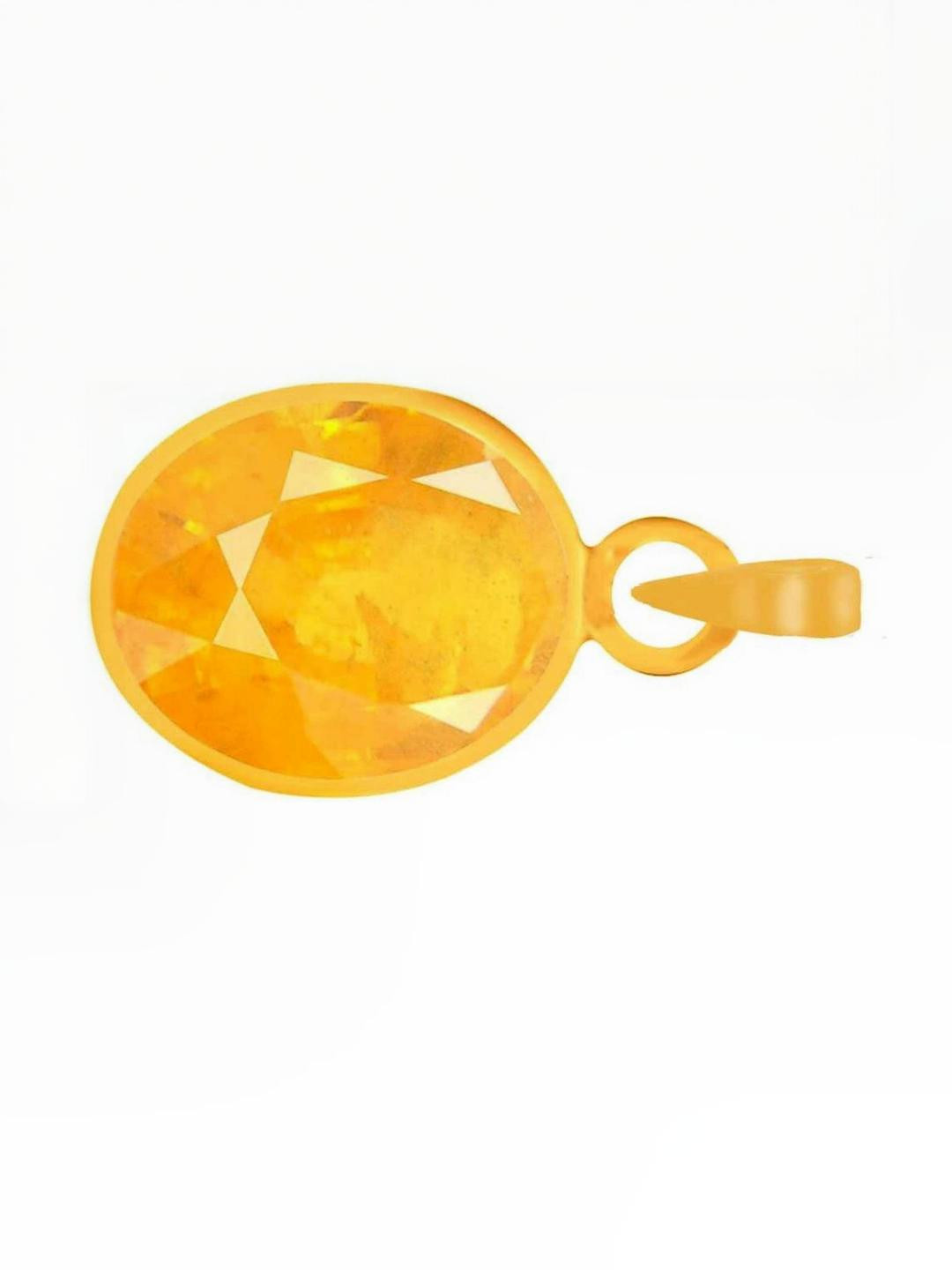 RAVIOUR LIFESTYLE Yellow Oval Pendants