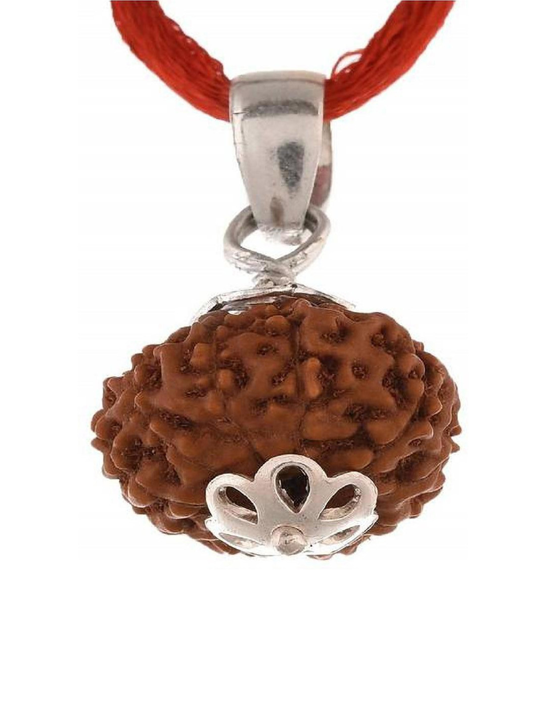 RAVIOUR LIFESTYLE Silver-Plated Rudraksha Pendants
