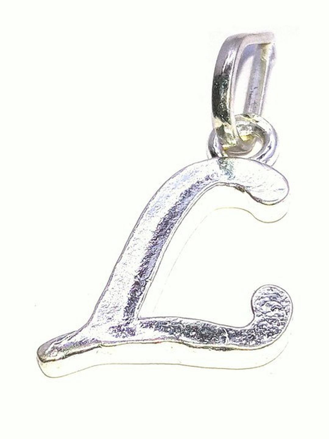 RAVIOUR LIFESTYLE Letter L Silver Pendant