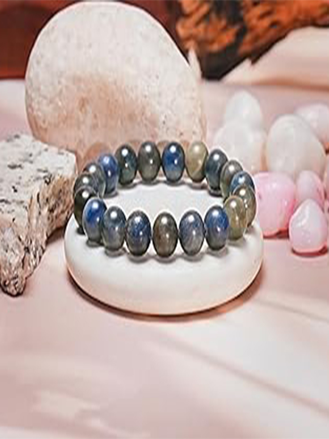 Gemsmantra Unisex Premium Blue Sapphire Bracelet