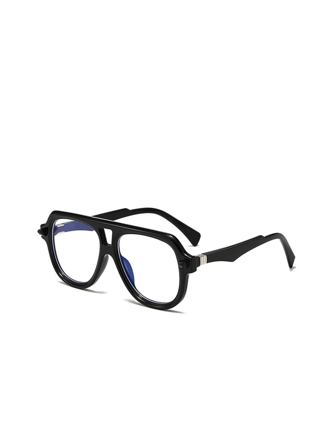 AUGEN Unisex Clear Lens & Gold-Toned Aviator Sunglasses with