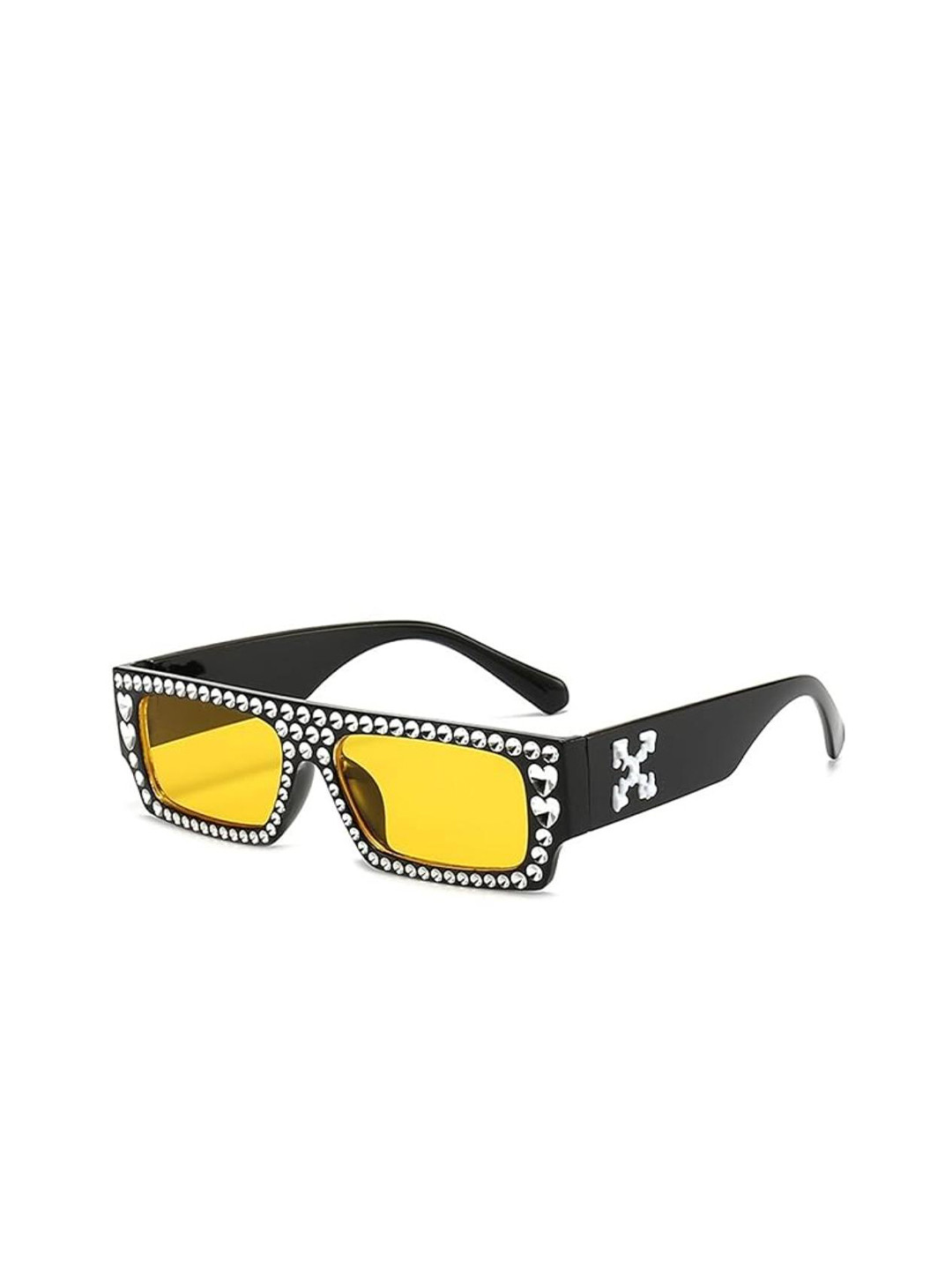 AUGEN Women UV Protected Lens Rectangle Sunglasses VI-SG-209-C4.