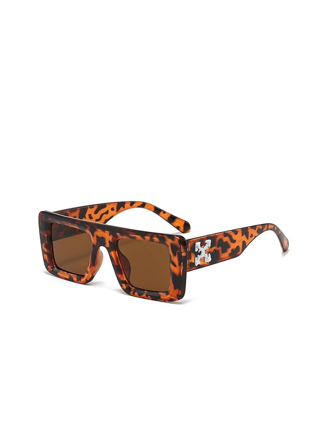 AUGEN Unisex Rectangle Sunglasses with UV Protected Lens VI-SG-185-C4
