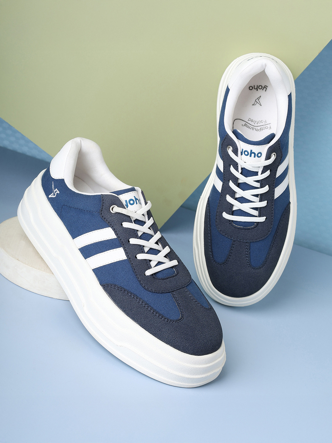 yoho Women Fluffs 002 Canvas Lace Ups Sneakers