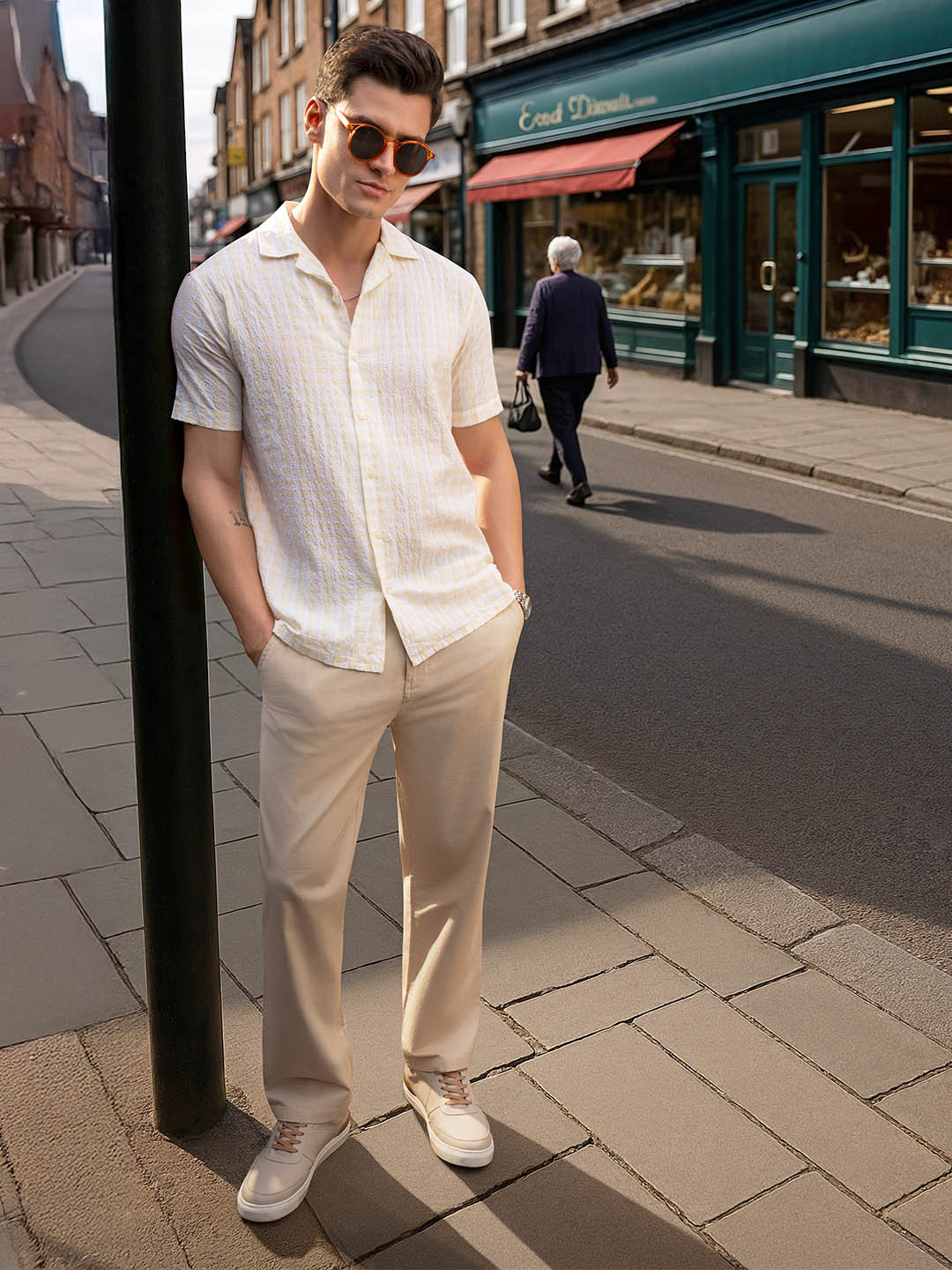 AD By Arvind Men Urban Pause Straight fit Chinos