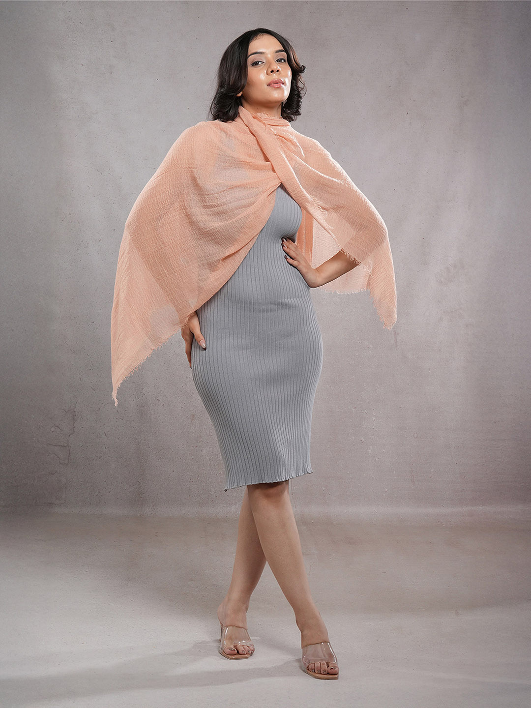 CrossKulture Women Tasselled Cotton Scarf