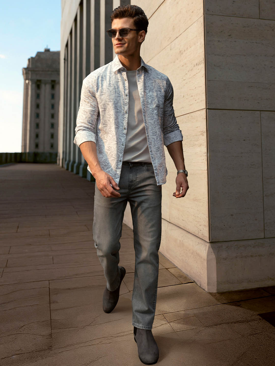 AD By Arvind Urban Pause Comfort Slim Fit Jeans