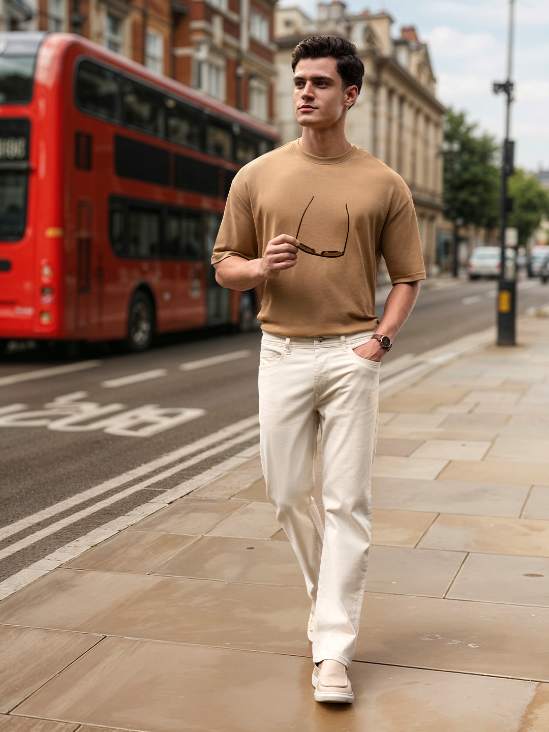 AD By Arvind Urban Pause Oversized T-Shirt
