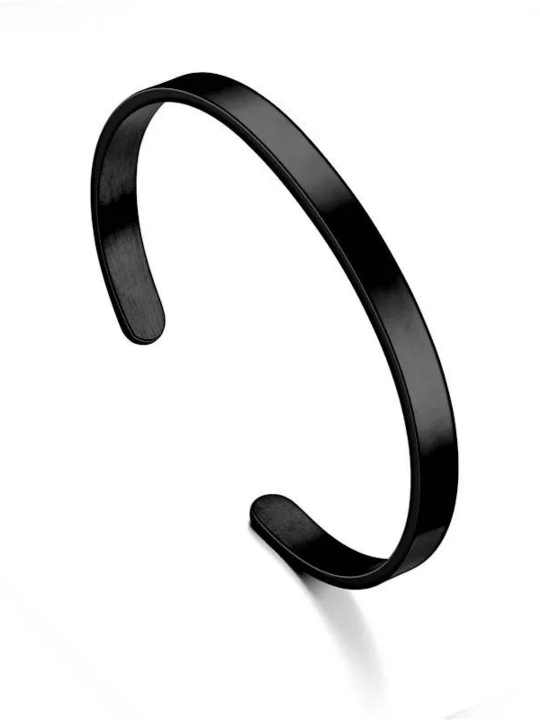 flavouredlove Black Stainless Steel Bracelet