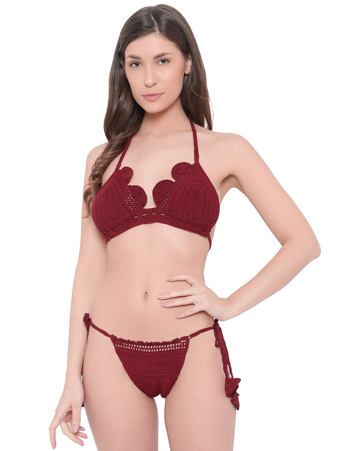 NIMRA FASHION Crochet 2-Piece Swim Bikini Set
