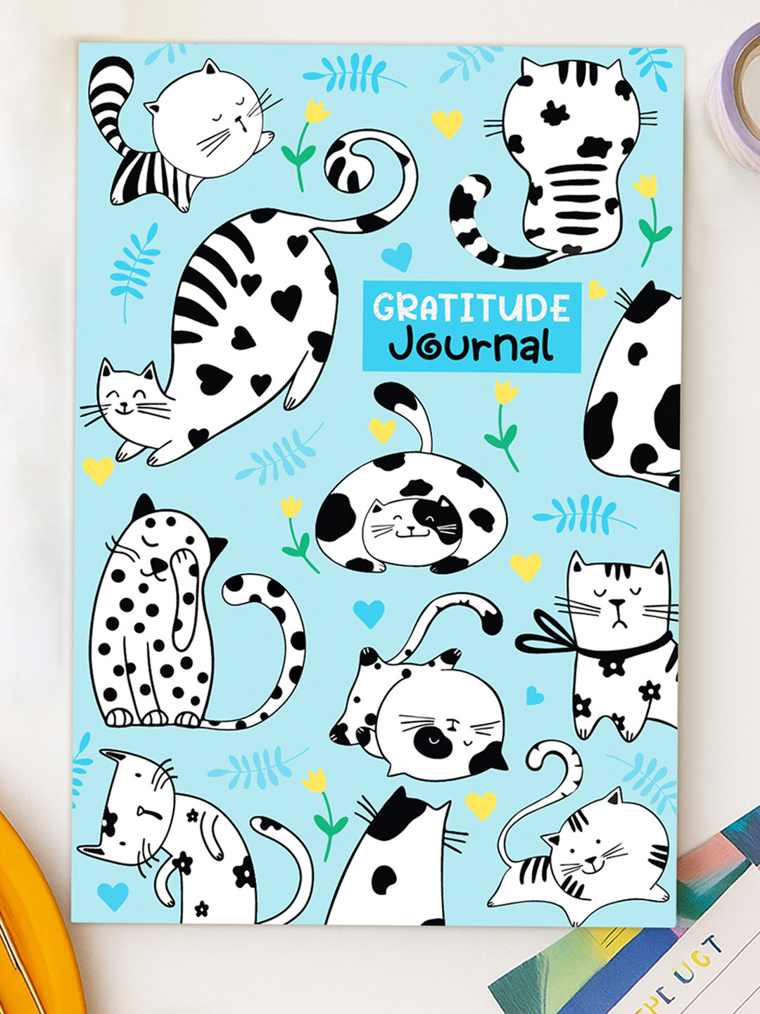 Doodle Printed A5 Daily Gratitude Journal 112 Pages