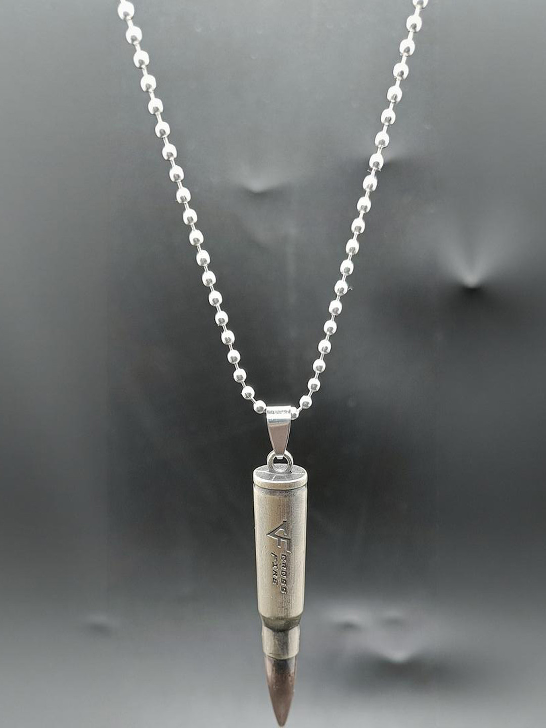 Dynamic Retail Global Multi Stainless Steel Necklace with Bullet Pendant