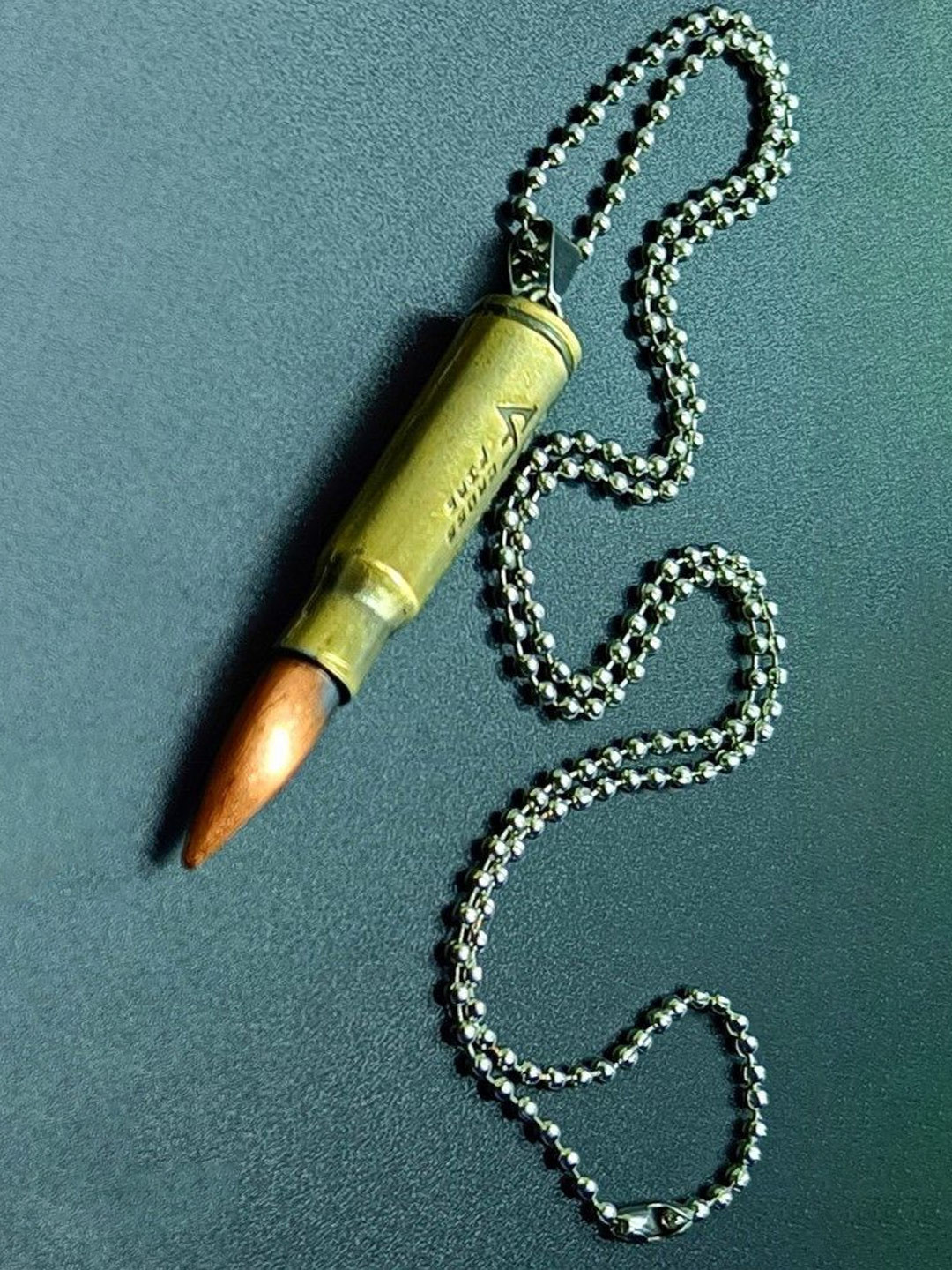 Dynamic Retail Global Men's Silver Pleated Ball Chain