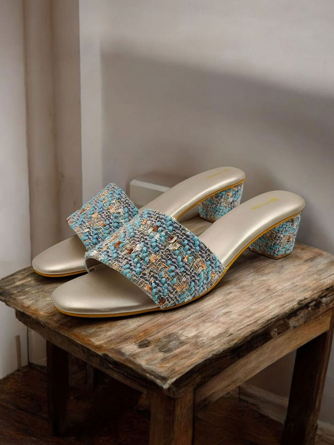 SHRIVAS BY ARCHITA MEHTA Women Embellished Ethnic Block Heels